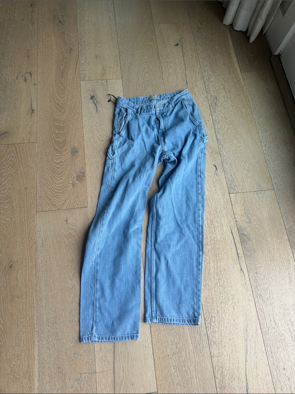 Carhartt Light Blue Kids Carpenter Jeans with Utility Pocket